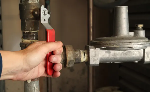 open-the-furnace-gas-supply-shut-off-valve