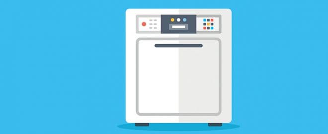 animation of a dishwasher