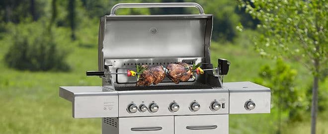 gas grill features