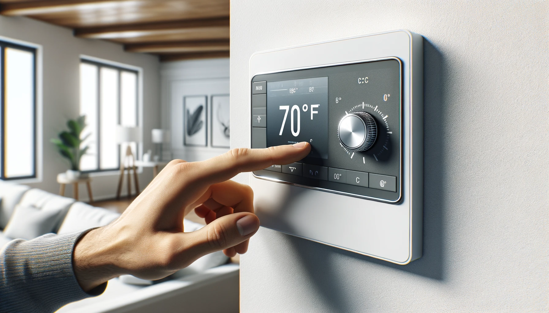 Energy-saving HVAC smart thermostat