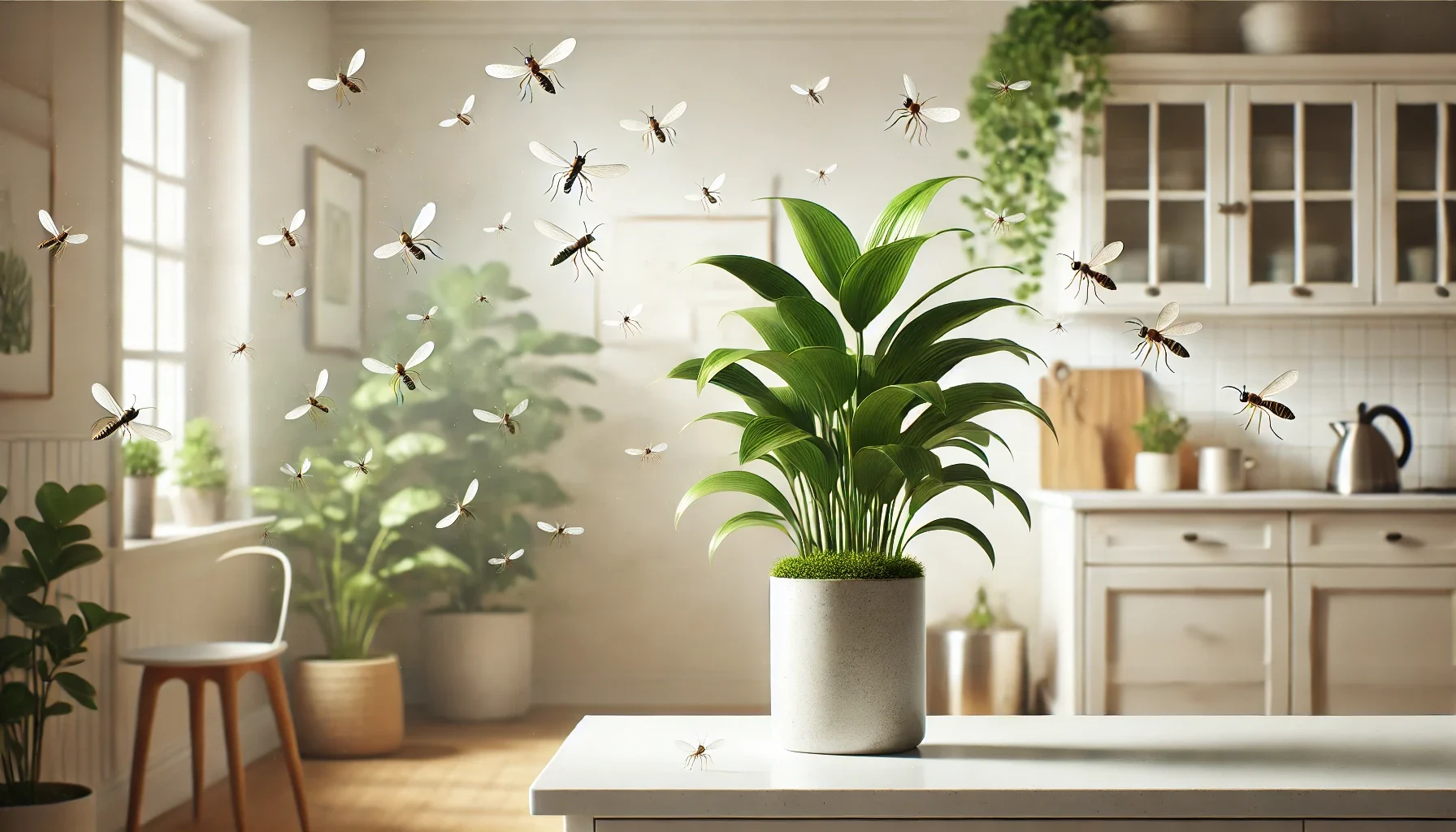 gnats flying inside a home for blog image on Top 10 Surprising Solutions to Get Rid of Gnats in Your Home