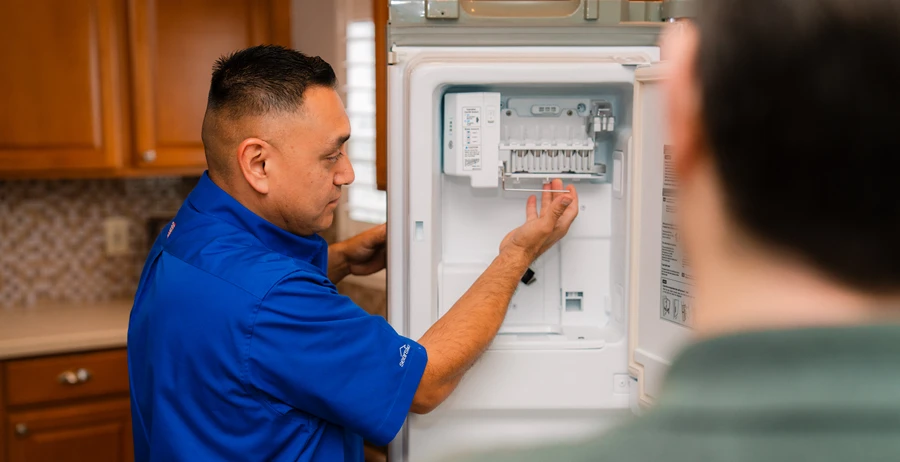 Professional Sears Home Services Technician on a service call image
