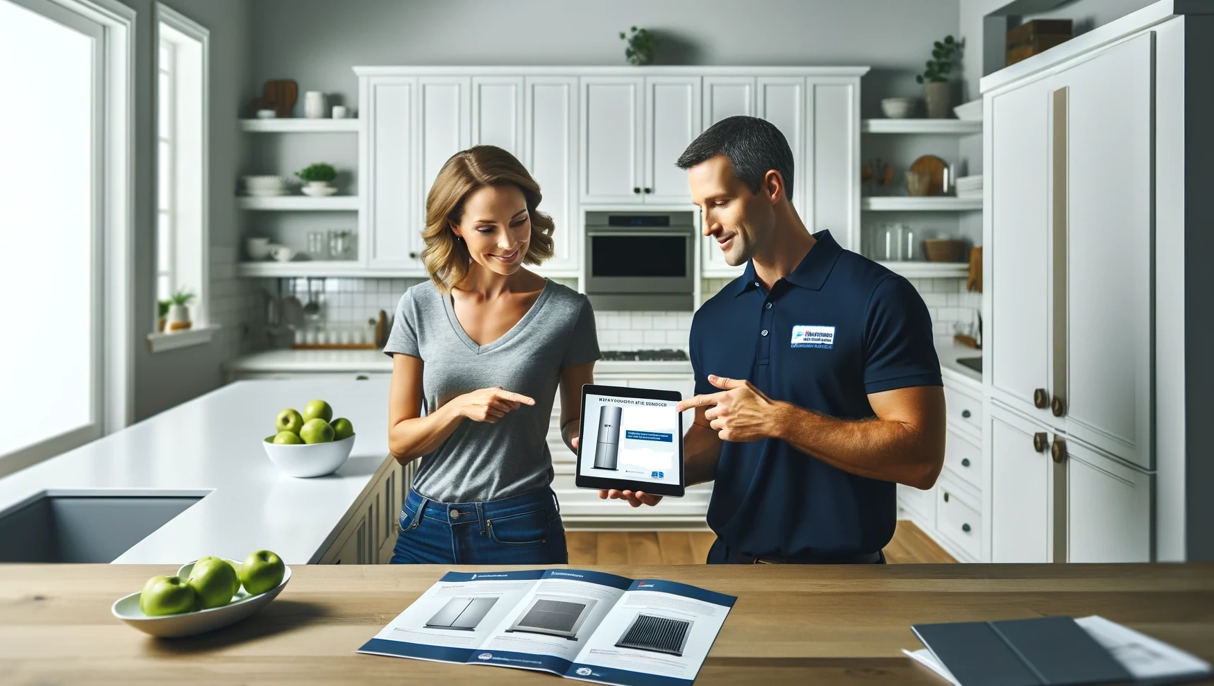 Customer asking questions before buying a new AC or furnace in 2026