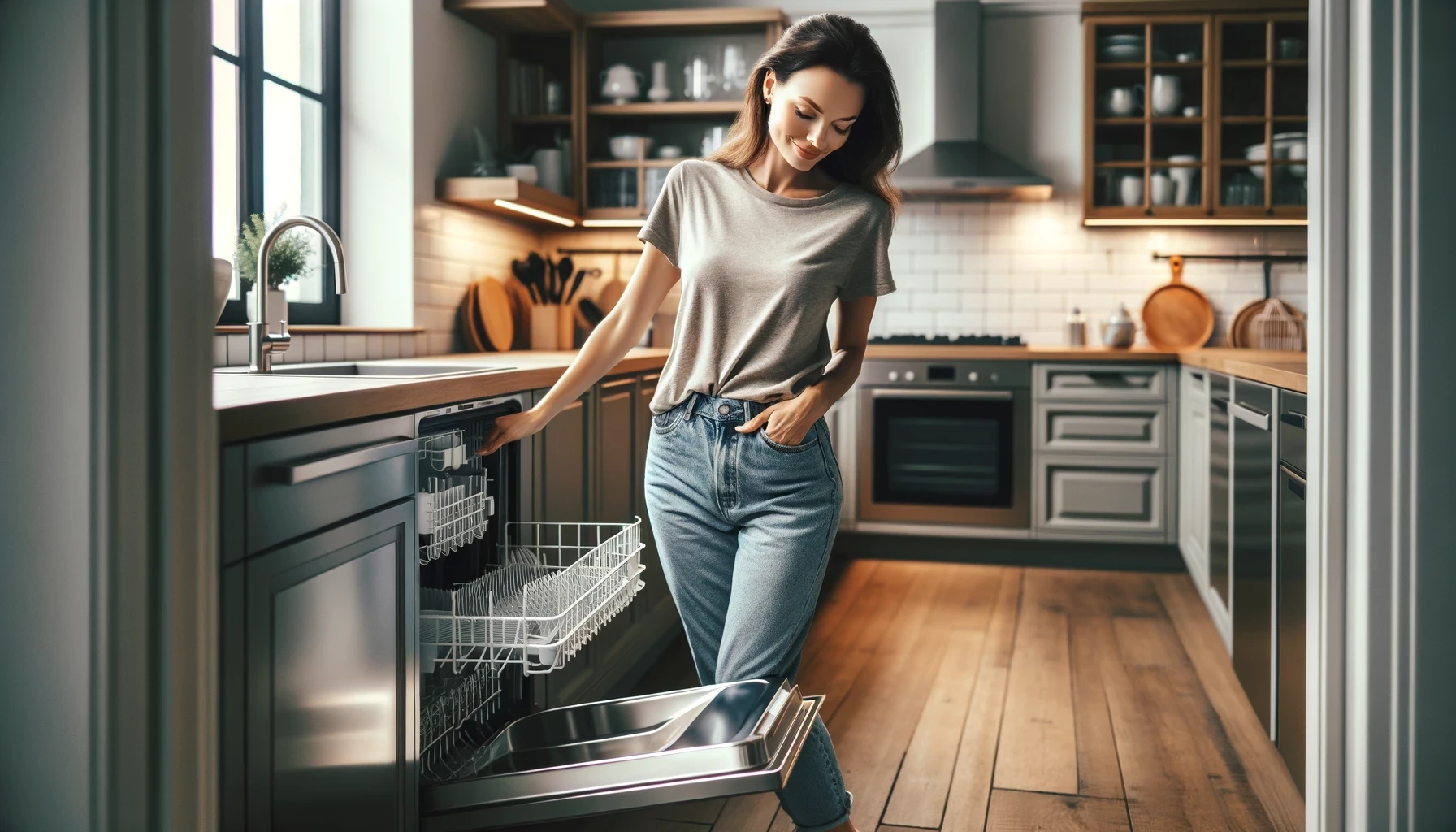 Image of fixing a dishwasher that won't power up.